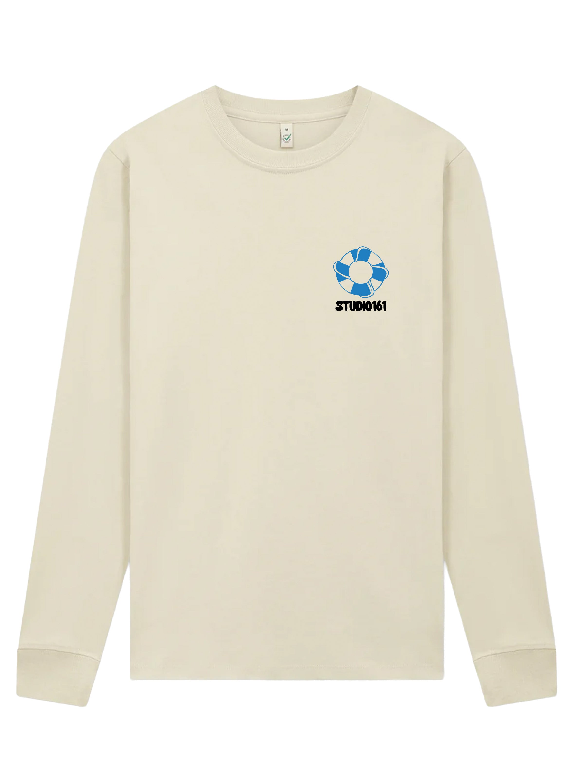 LNOB Longsleeve Bone saphir front