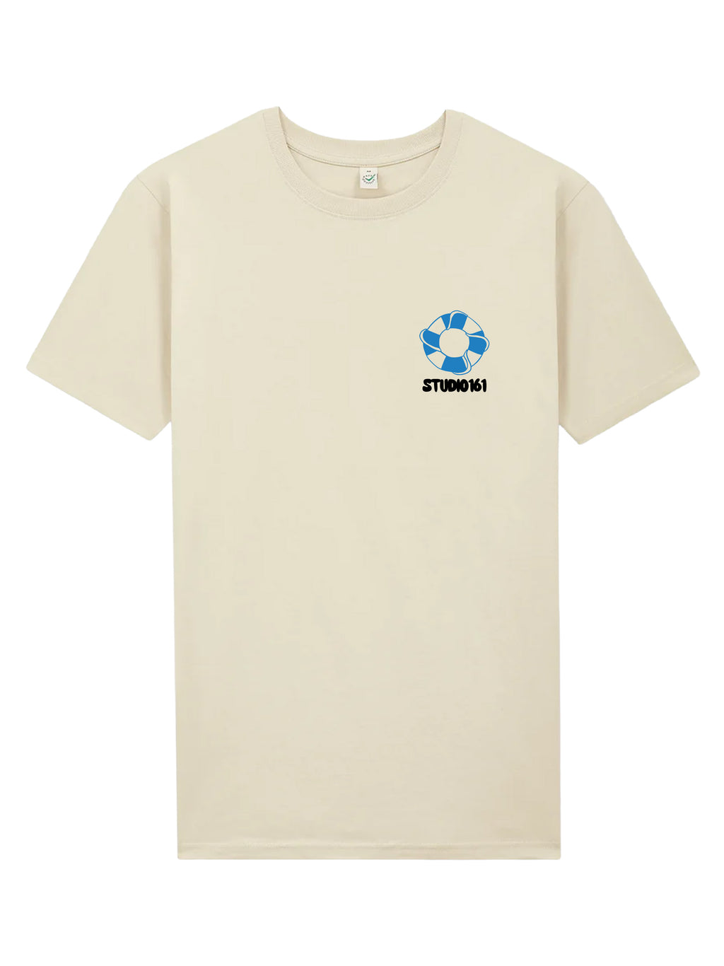 LNOB T-Shirt Bone saphir front