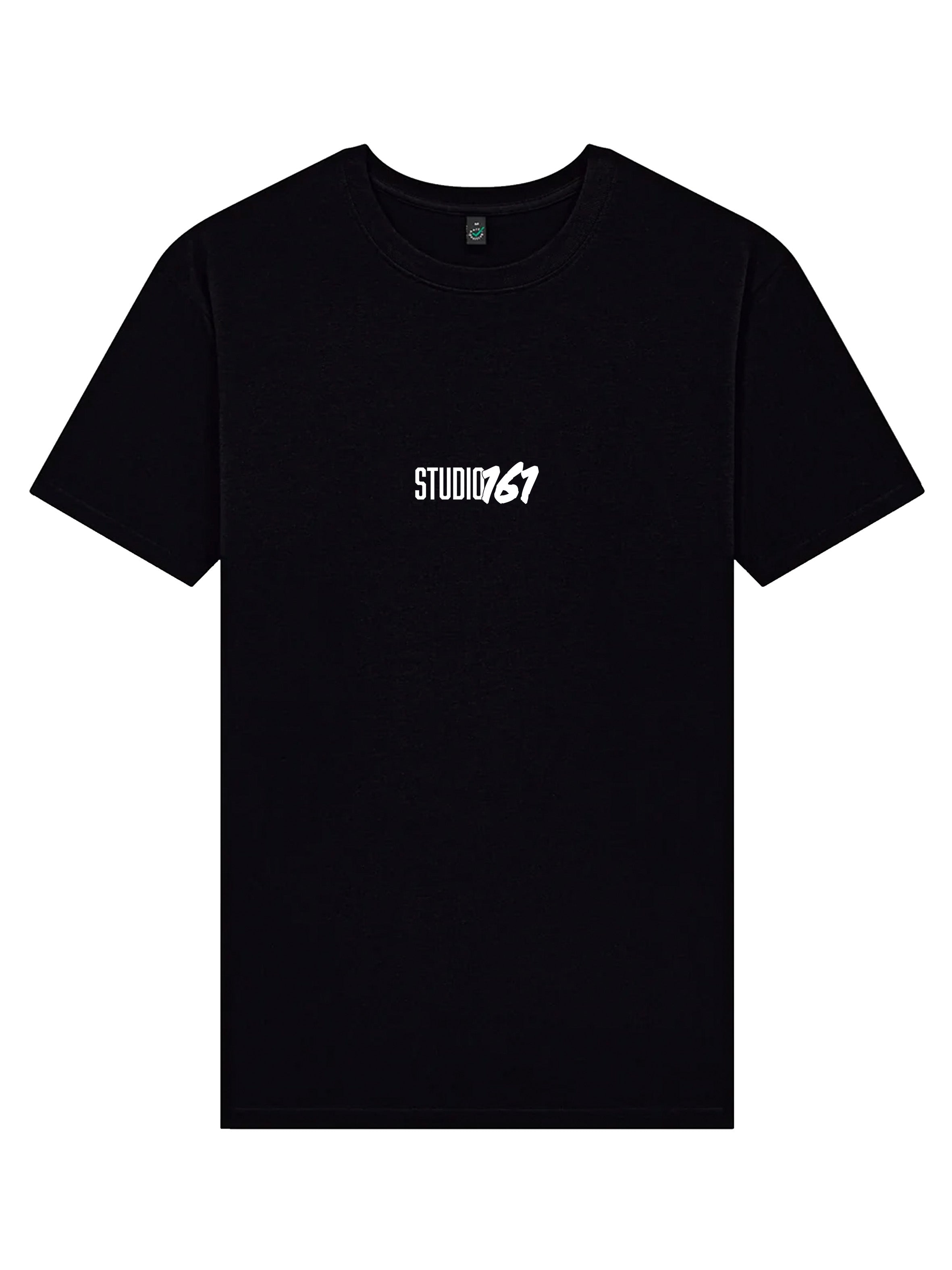 Portrait Oversize T-Shirt Black front