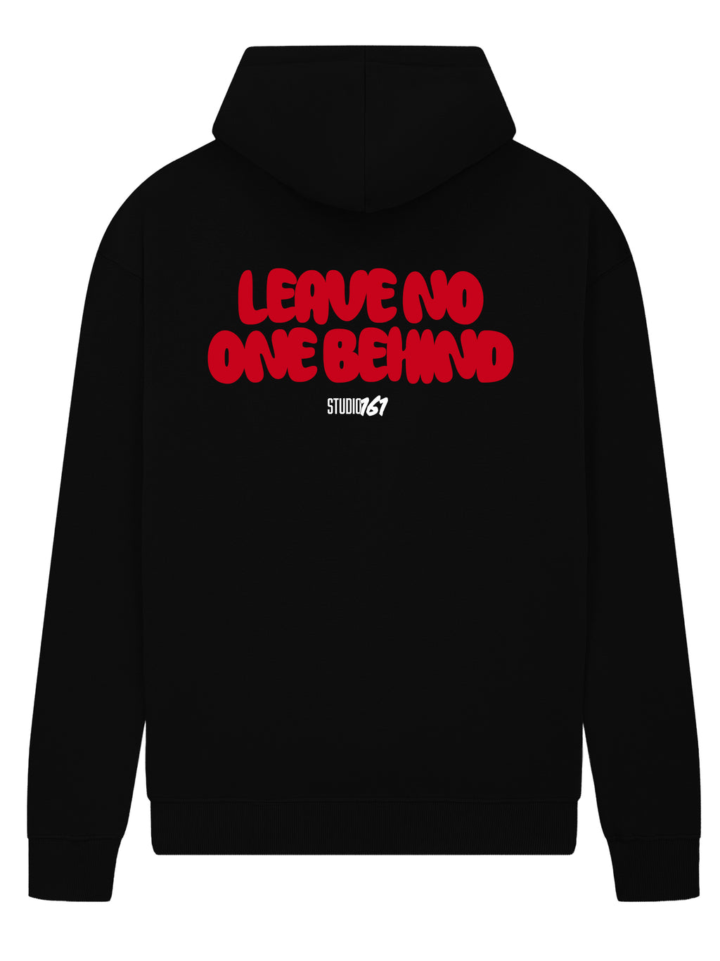 LNOB Hoodie Black alerta back