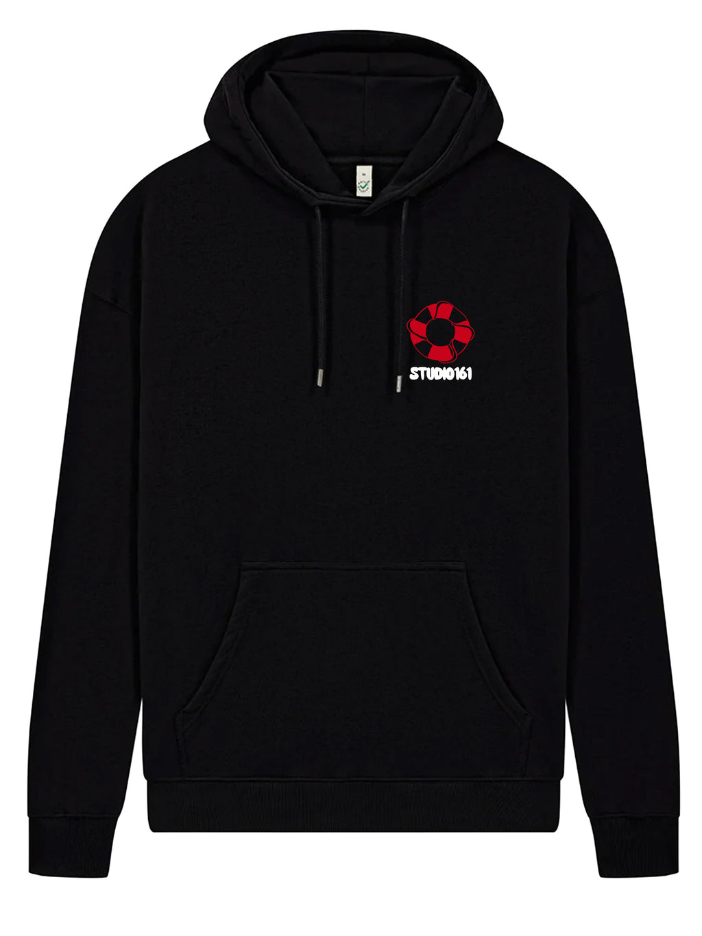 LNOB Hoodie Black alerta front