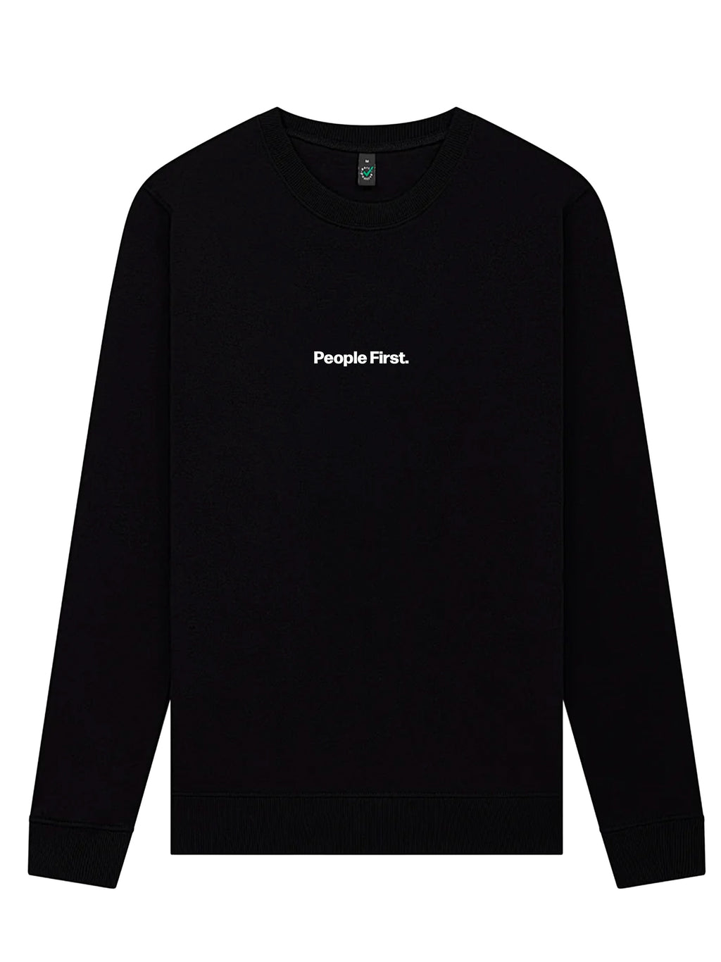People First Sweater Black front