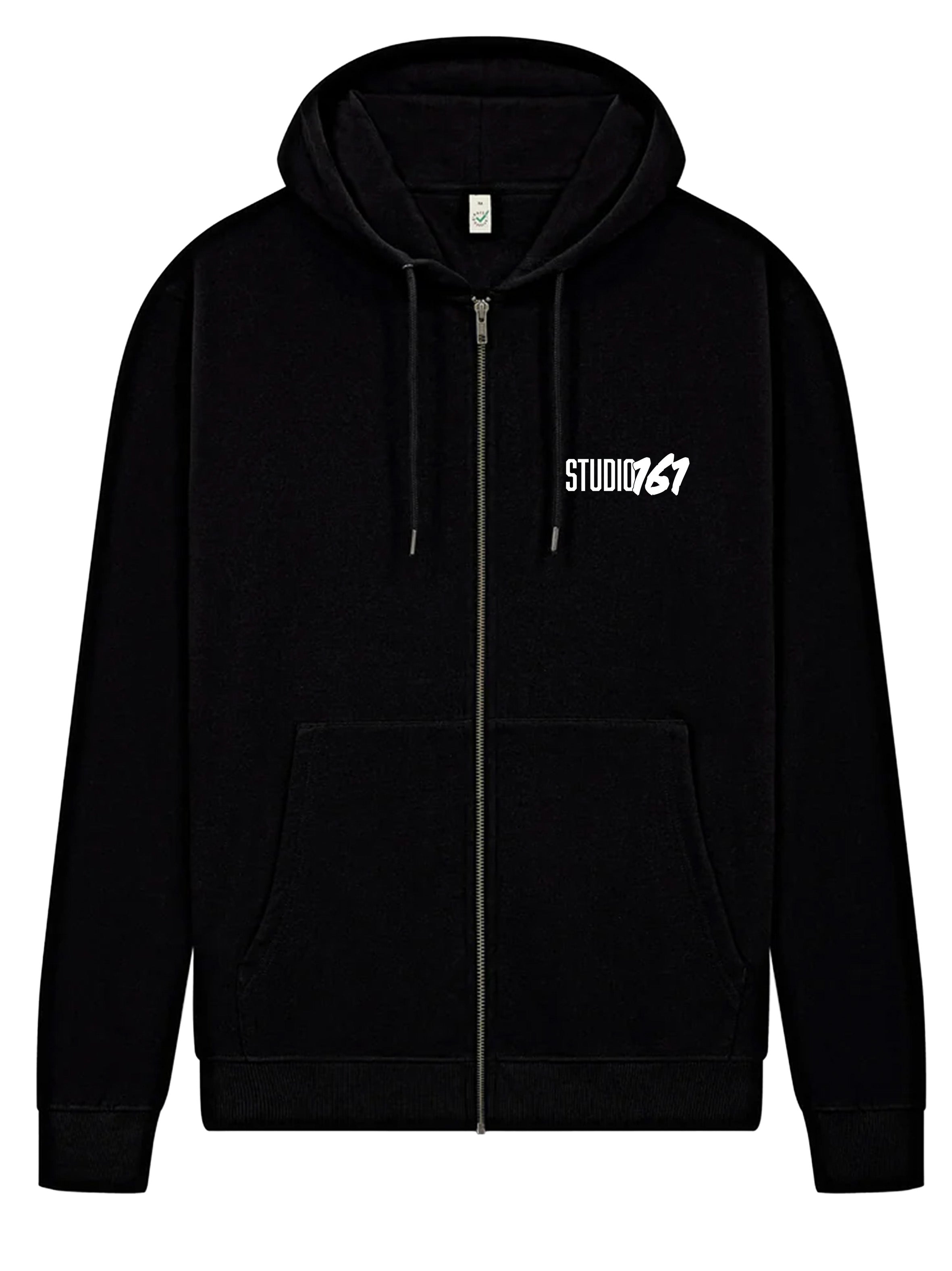 Portrait Zipper Black front