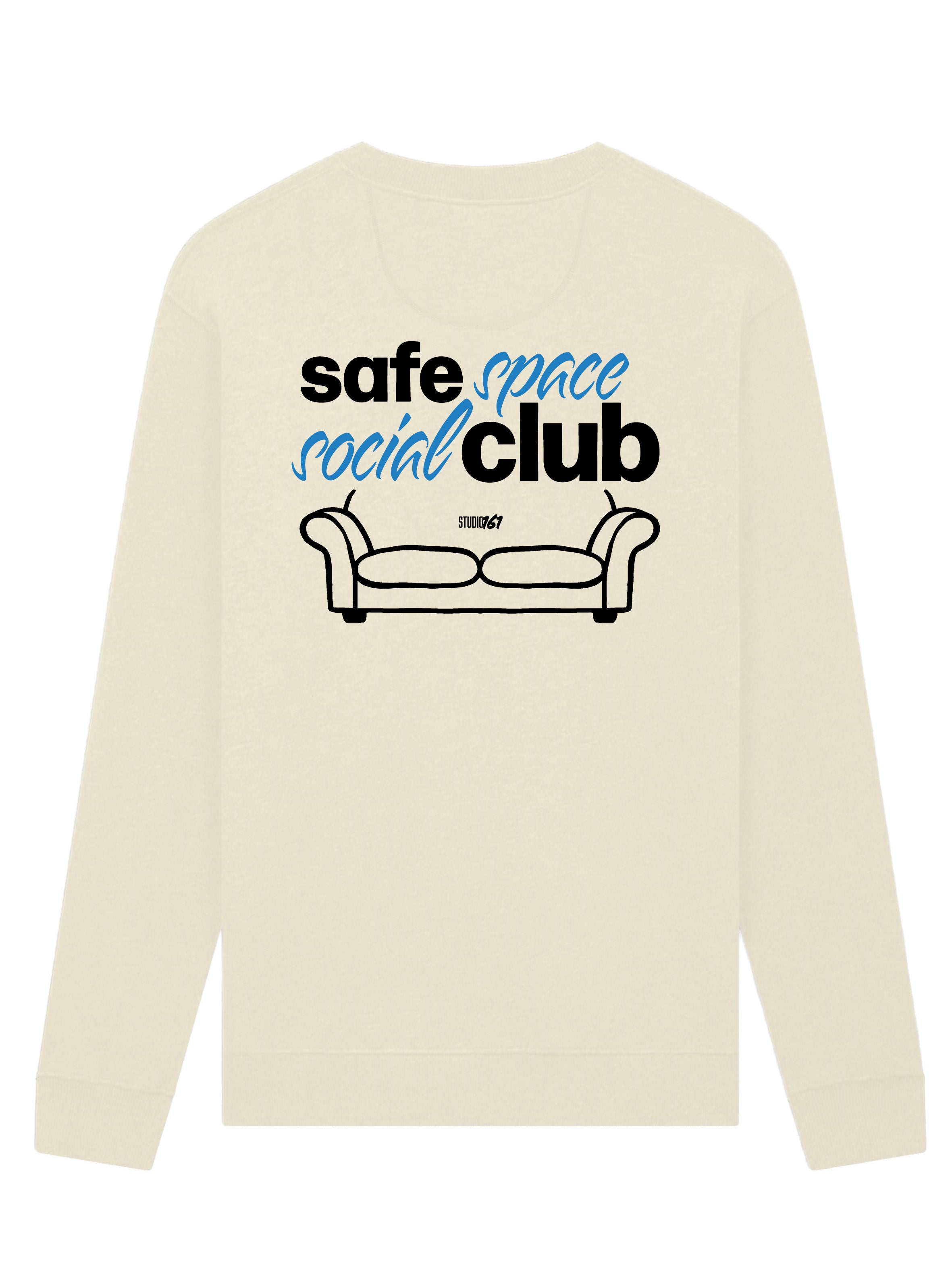 SafeSpace Sweater Bone saphir back