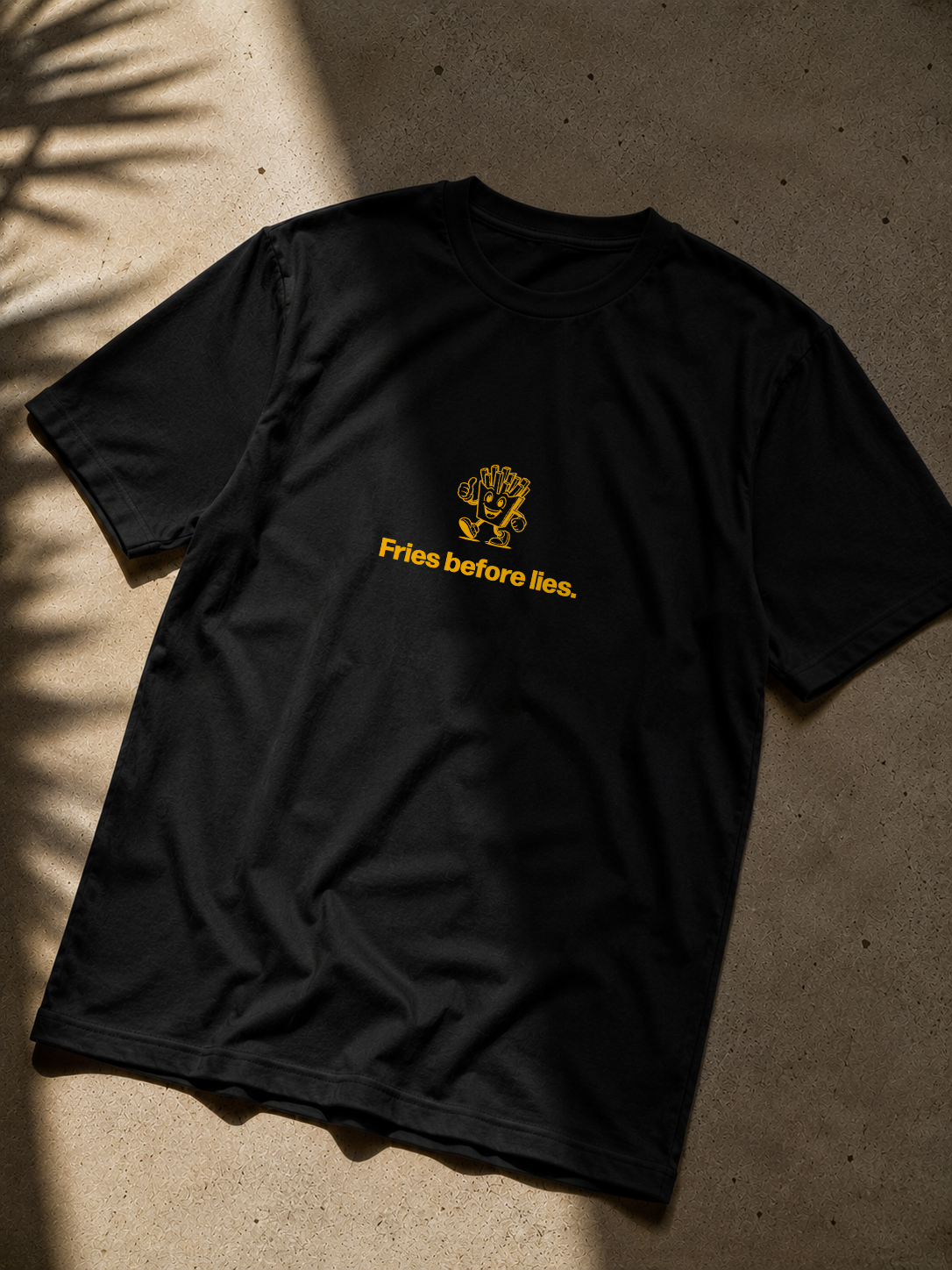 Fries before lies - Oversized T-Shirt